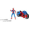 Disney Spider-Man figur og motorcykel
