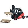 Bruder Linde Fork Lift H30d With 2 Pallets