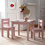 Hoppekids Mads børnestol - Pale Rose