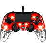 PS4: Nacon Compact Controller LED Rød