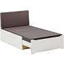 Hoppekids 5-split madras til lounge modul 80x200 cm - grå