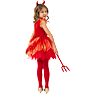 Halloween djævlekjole kostume str. 116