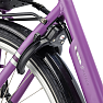 SCO Premium E-Patron dame elcykel 28" 7 gear 13AH pensionistrabat 2023 - mat blomme