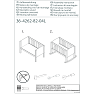 Hoppekids vugge 40x80 cm - Hvid