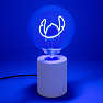 Stitch LED neonlampe - blå