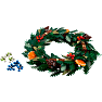 LEGO Icons Krans Boligindretningssæt med julepynt 10340