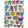 Puslespil Collage by Keith Haring - 1000 brikker