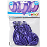 Balloner 26 cm 10- pak - metallic lilla