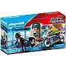 Playmobil Politimotorcykel: Forfølgelse af pengerøveren 70572