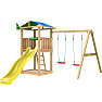 Jungle Gym Hut legetårn komplet inkl. gyngemodul ekskl. rutsjebane