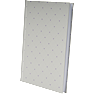 Danpen notesbog A5 - hjerter/off white