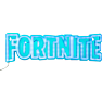 Fortnite LED neonlys - blå