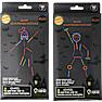 Halloween glow danse kostume - flere varianter - assorteret