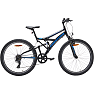 Puch Firestorm drenge mountainbike 7 gear 26" 2024 - sort/blå