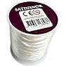 Satinsnor - hvid