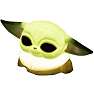 Baby Yoda lampe - grøn