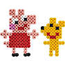 Hama maxi perler med stiftplade - Gurli Gris