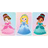 Diamond art billede - prinsesser