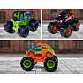 Majorette monstertruck m. farveændring 7,5 cm – flere varianter - assorteret