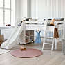 Hoppekids ECO Luxury halvhøj seng med rutsjebane og skrå stige 90x200 cm