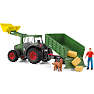 Schleich traktor med trailer 42608