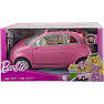 Barbie dukke med Fiat 500