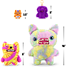 Fuggler nøglering 13 cm - assorteret