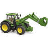 John Deere 7R 350 med frontlæsser