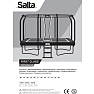 Salta First Class Firkantet havetrampolin 427 x 244 cm