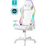 Deltaco RGB gamerstol GAM-080 - hvid