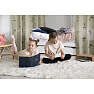 Hoppekids Ole Lukøje forhæng til husseng 90x200 cm - Grøn