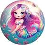 Bold i plastik 23 cm - Fairy Tale