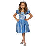 Blå prinsesse kostume - str. 104 cm