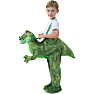 Rid-på-dino kostume str. 128