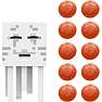 Minecraft Ghast m. ildkugler