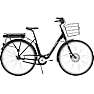 SCO Premium E-Fresh elcykel 28" 12,5AH - sort