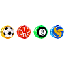 SpinOut yoyo m. sportsprint - flere varianter - assorteret