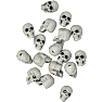 Halloween kranier 2,5x3 cm 17 pak - hvid