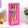 Barbie udstillingskasse lampe - lyserød