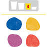 Play-Doh glimmer modellervoks 4 stk.