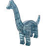 MAGNA-TILES dino XL magnetisk byggesæt 50 dele