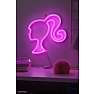 Barbie LED neon væglampe - pink