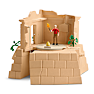 Schleich erobring dino-templet sæt 42656