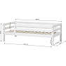 Hoppekids ECO Dream Juniorseng med sengehest 70x160 cm