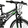 PUCH Firestorm børne mountainbike 18 gear 24" 2023 - grøn/sort