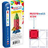 Magna-Tiles micromags i metal-rejseæske - 26 dele