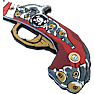 Liontouch pistol i skum - flere varianter - assorteret