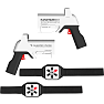 Sharper image laser tag battle pak