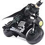 Batman actionfigur med Batcycle