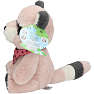 Snukis Charlie vaskebjørnebamse 18 cm - svag rosa